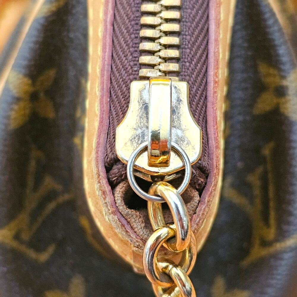 Louis Vuitton Tivoli PM Monogram Canvas Satchel Top Handle Bag Brown - Preowned - Picture 10 of 14